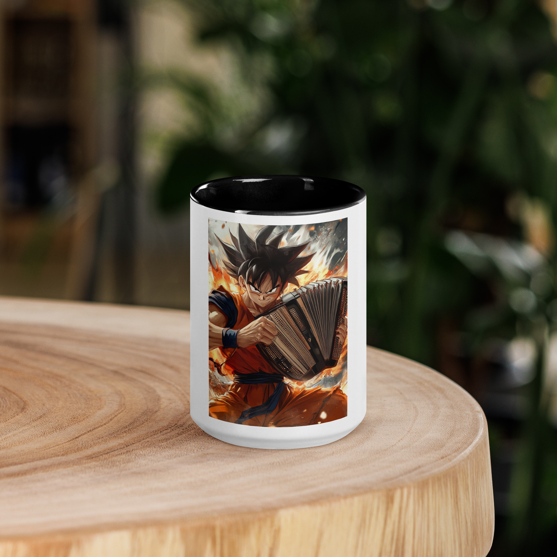 Goku 2 Coffee Mug con color interior