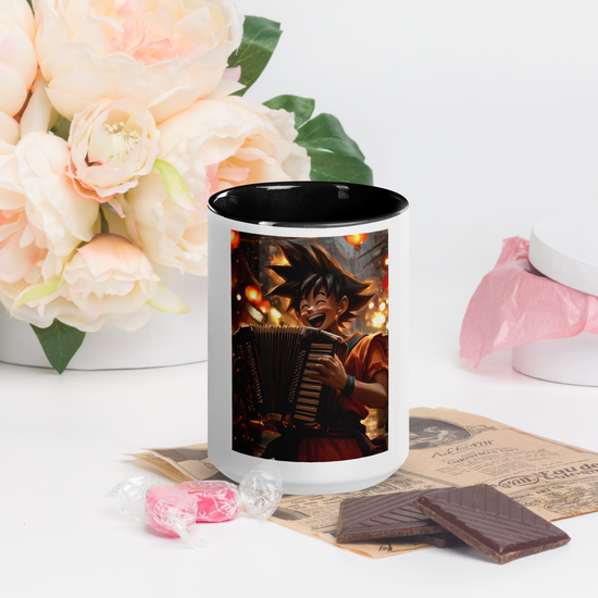 Goku 5 Coffee Mug con color interior