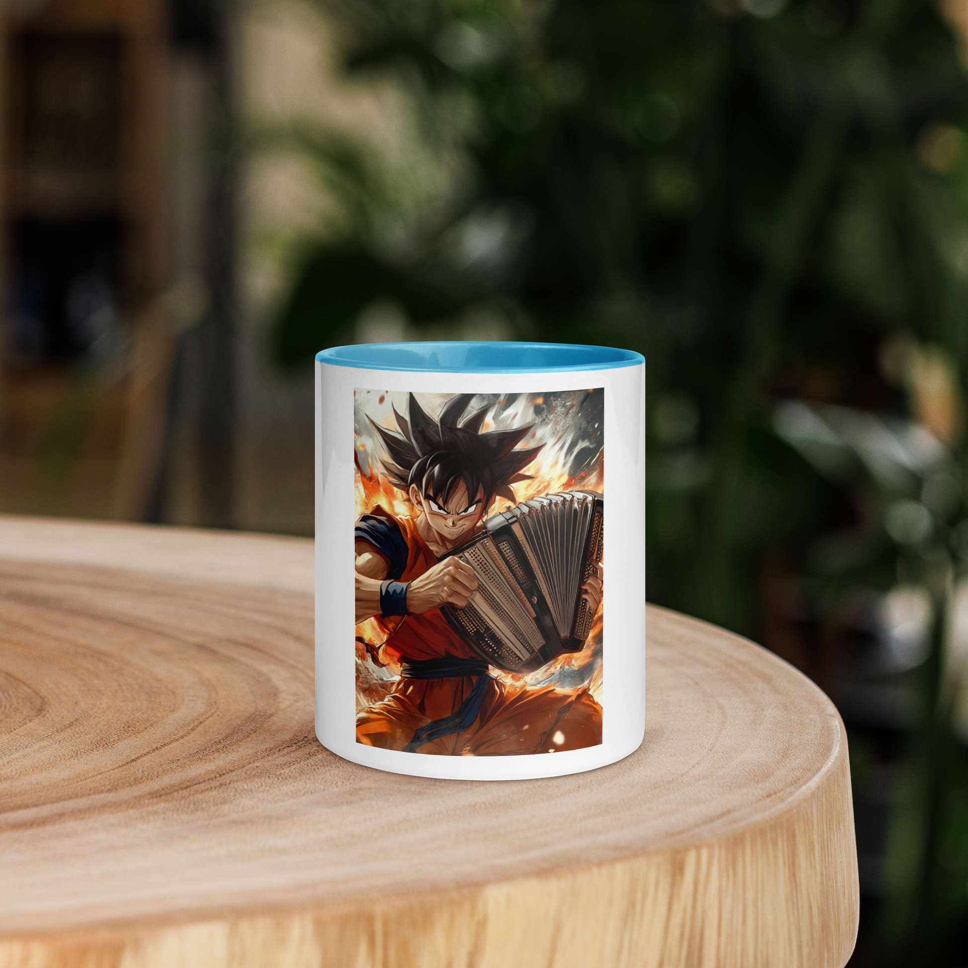 Goku 2 Coffee Mug con color interior