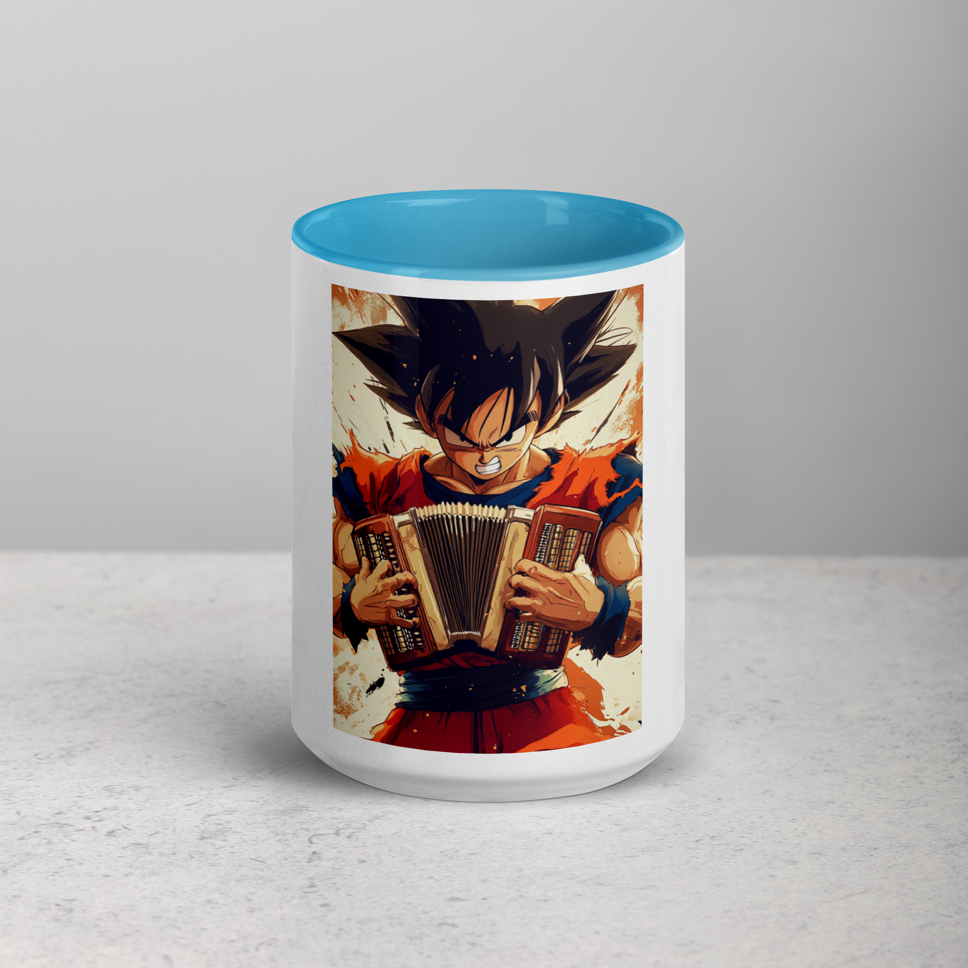 Goku 1 Coffee Mug con color interior