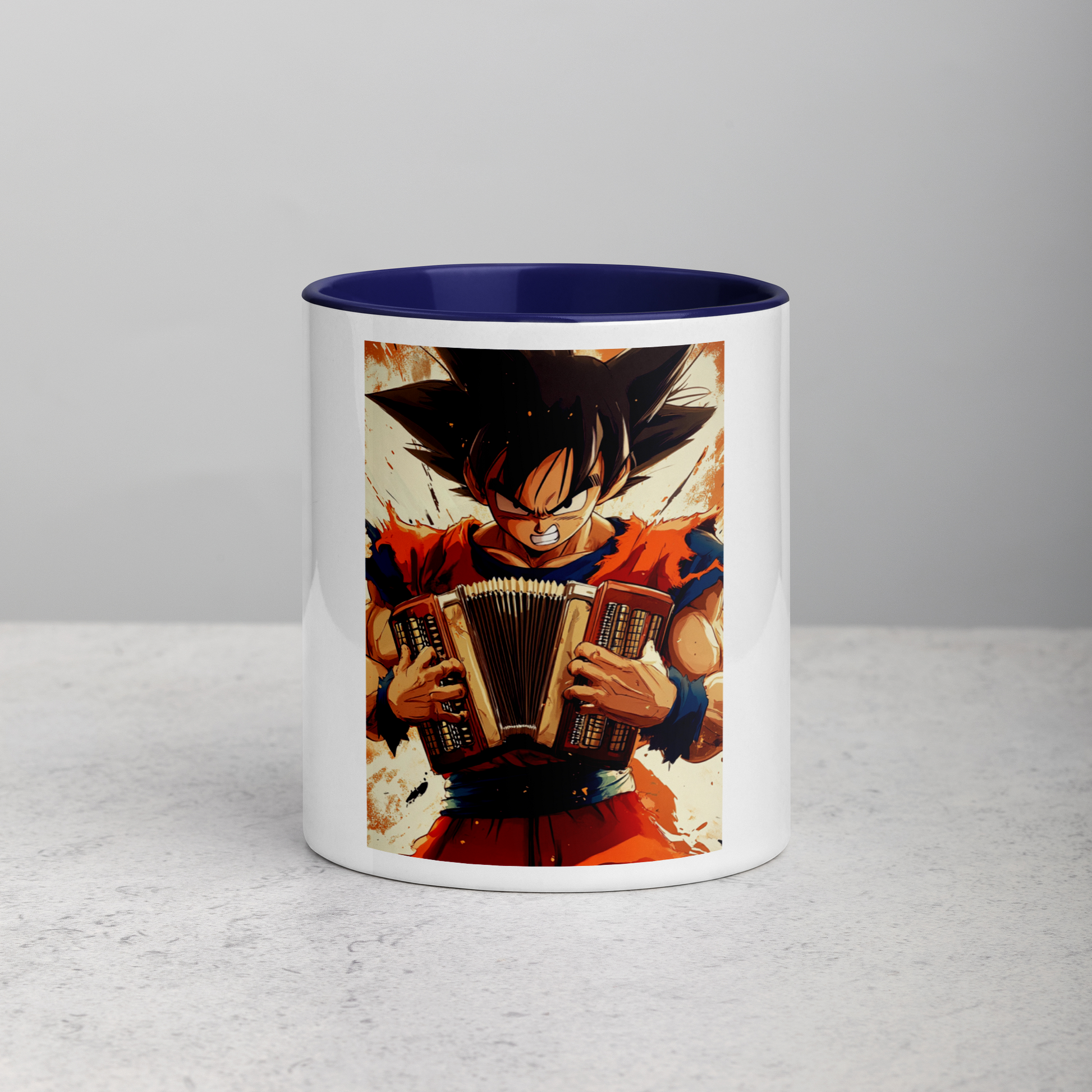 Goku 1 Coffee Mug con color interior
