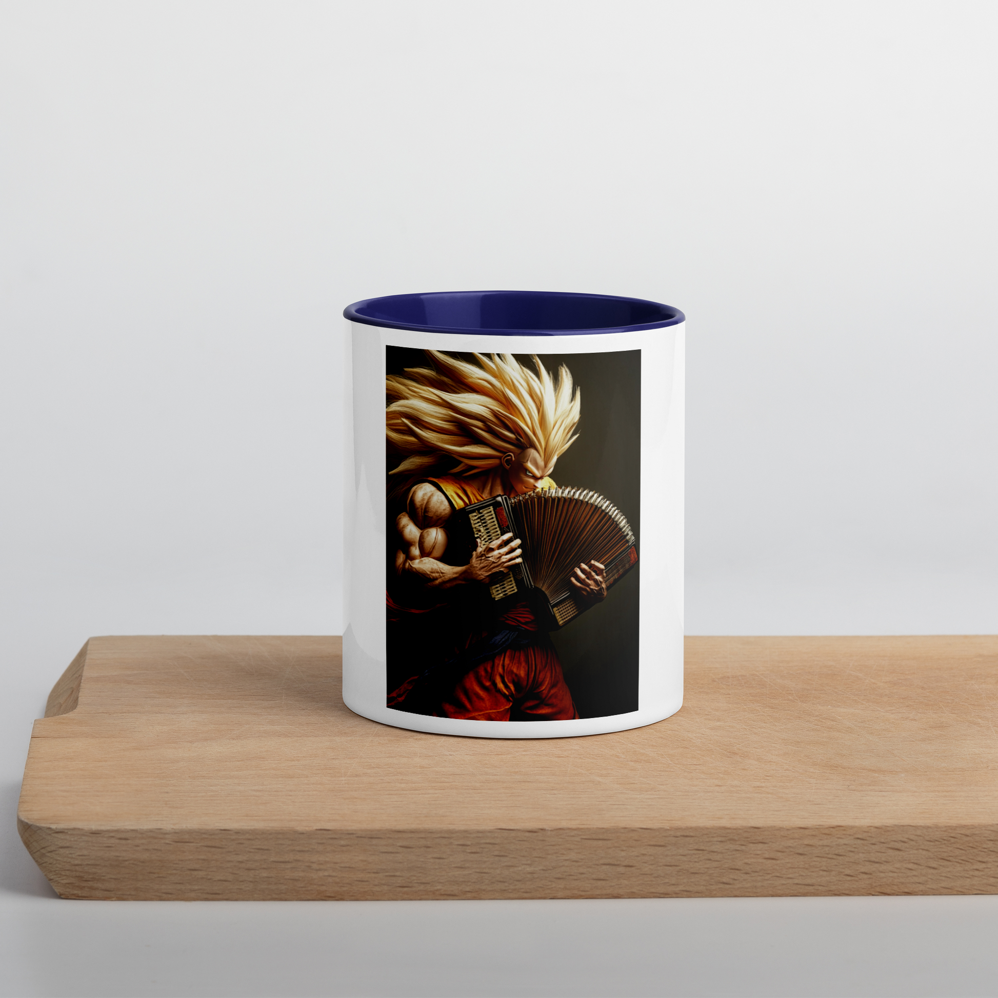 Goku 8 Coffee Mug con color interior