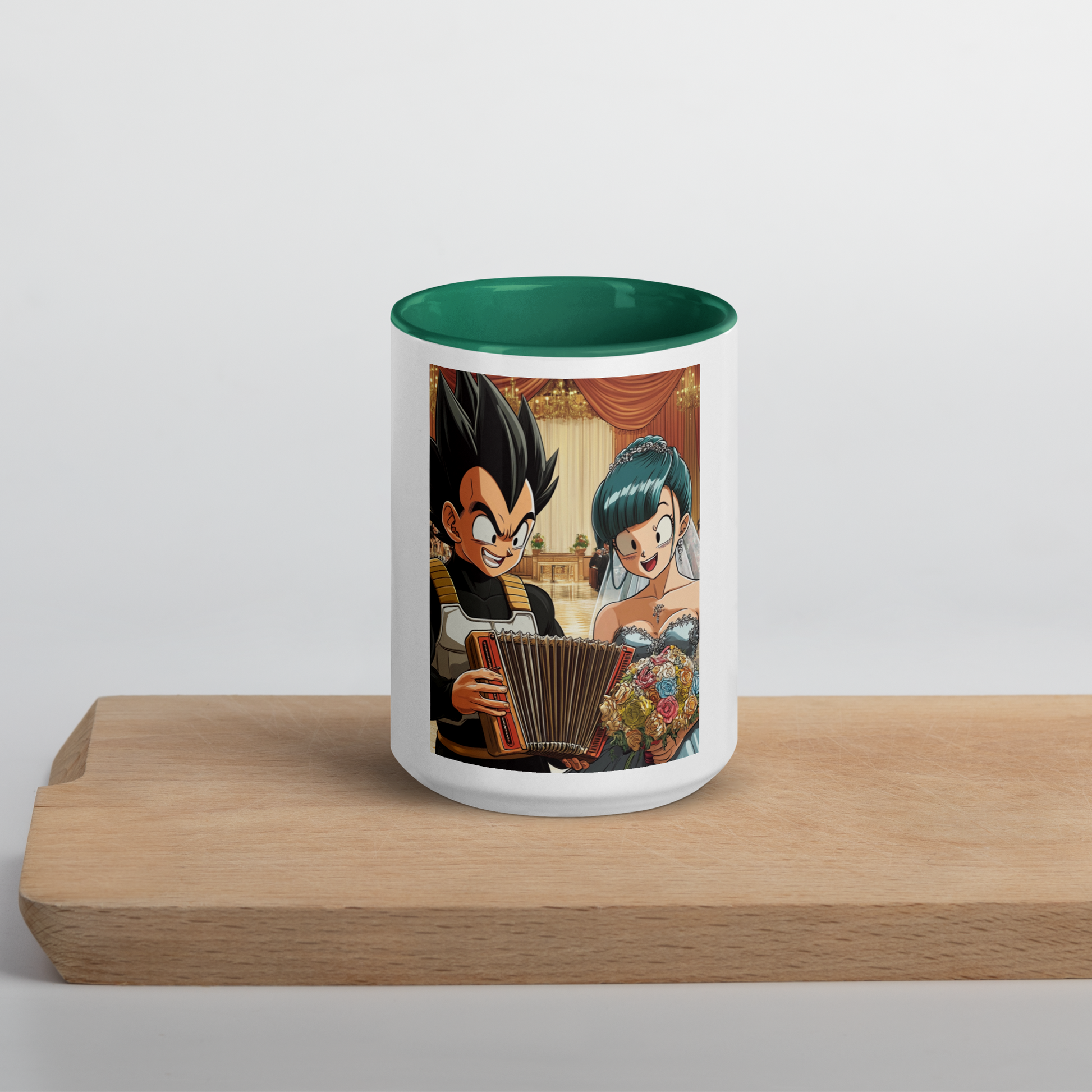 Vegeta 3 Coffee Mug con color interior