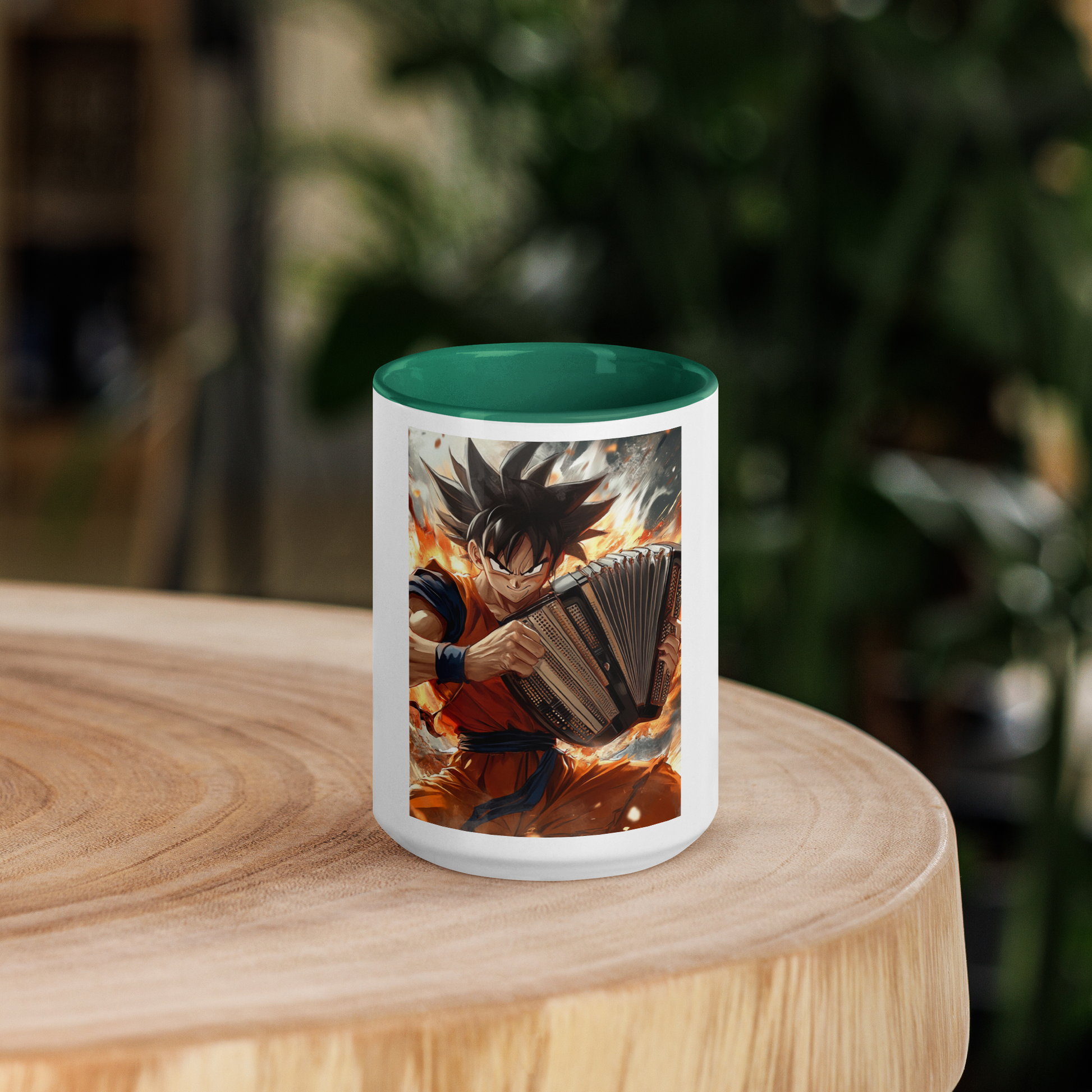 Goku 2 Coffee Mug con color interior