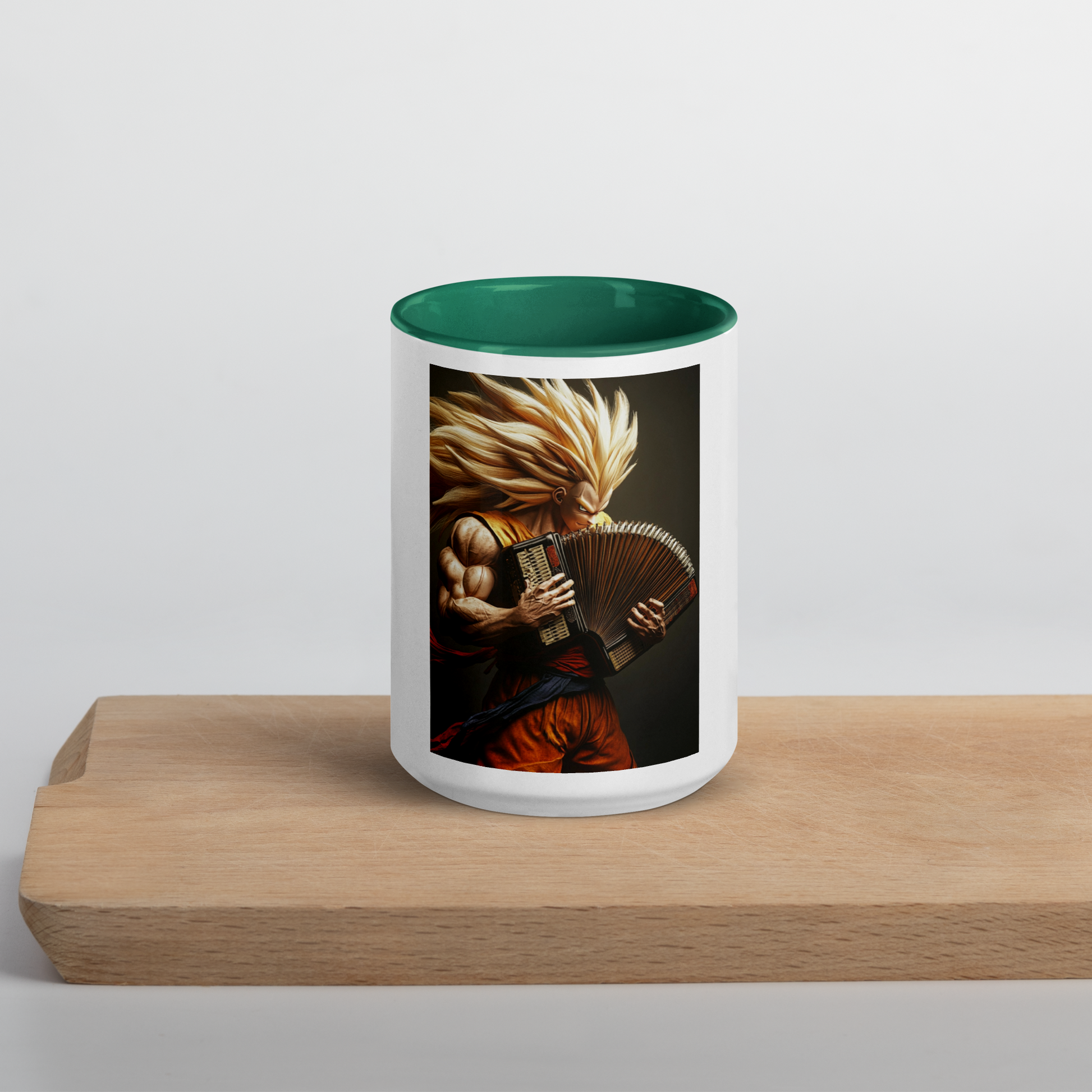 Goku 8 Coffee Mug con color interior