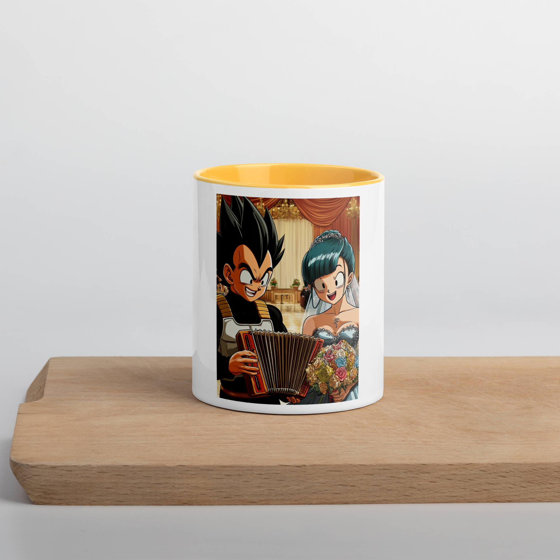 Vegeta 3 Coffee Mug con color interior