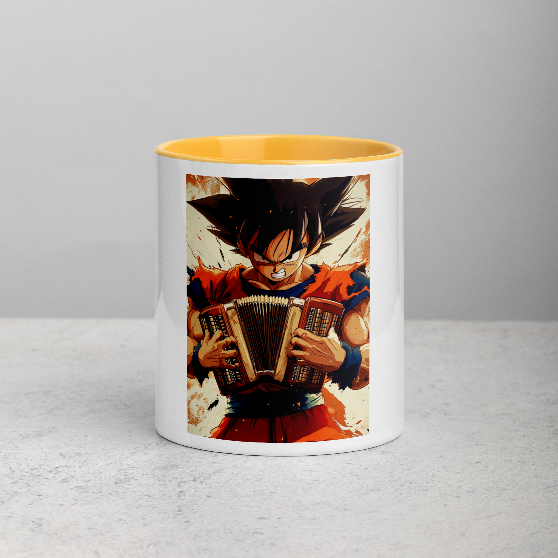 Goku 1 Coffee Mug con color interior