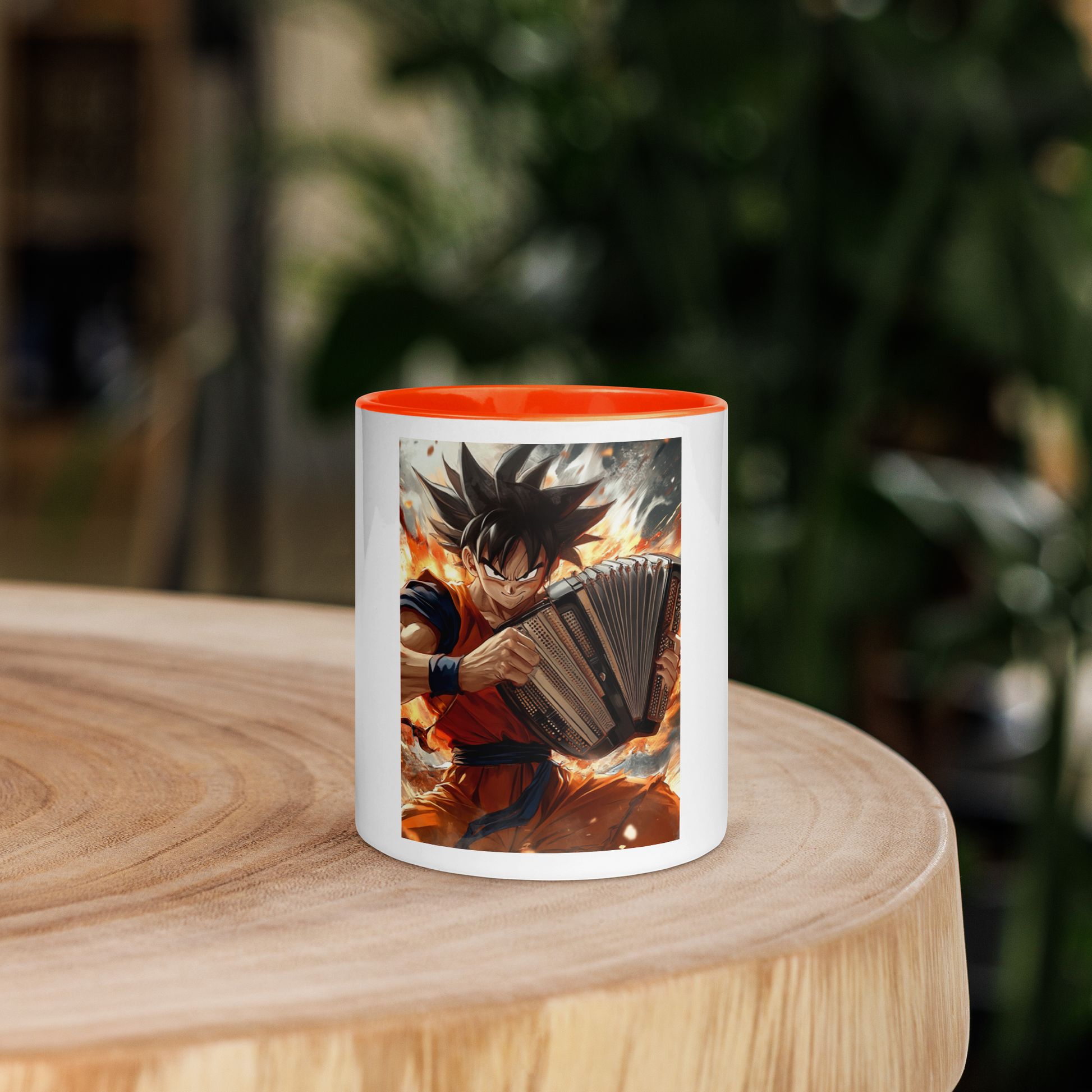 Goku 2 Coffee Mug con color interior