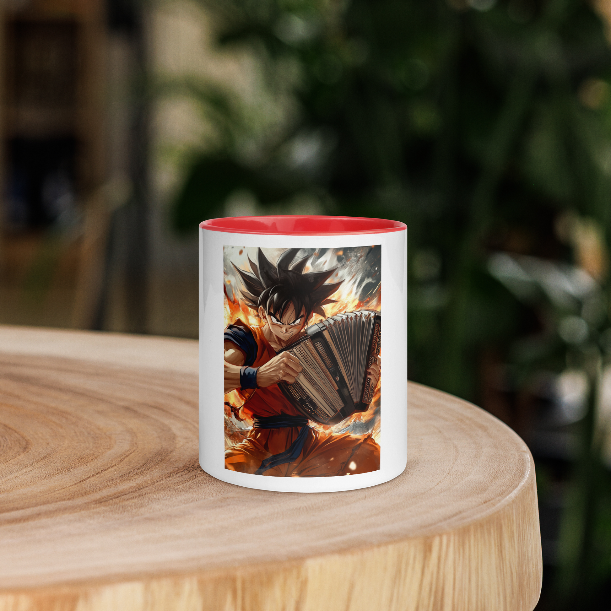 Goku 2 Coffee Mug con color interior