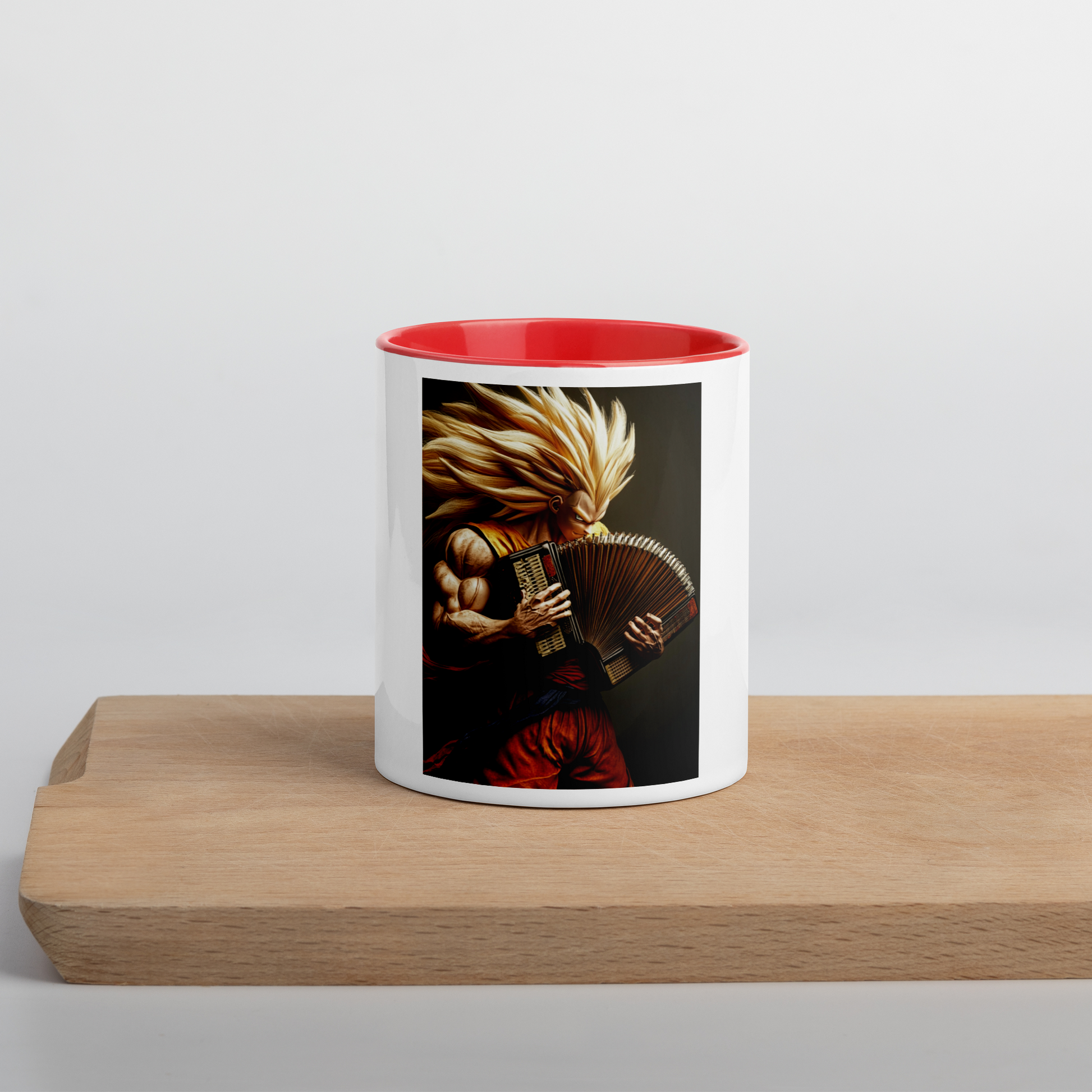 Goku 8 Coffee Mug con color interior