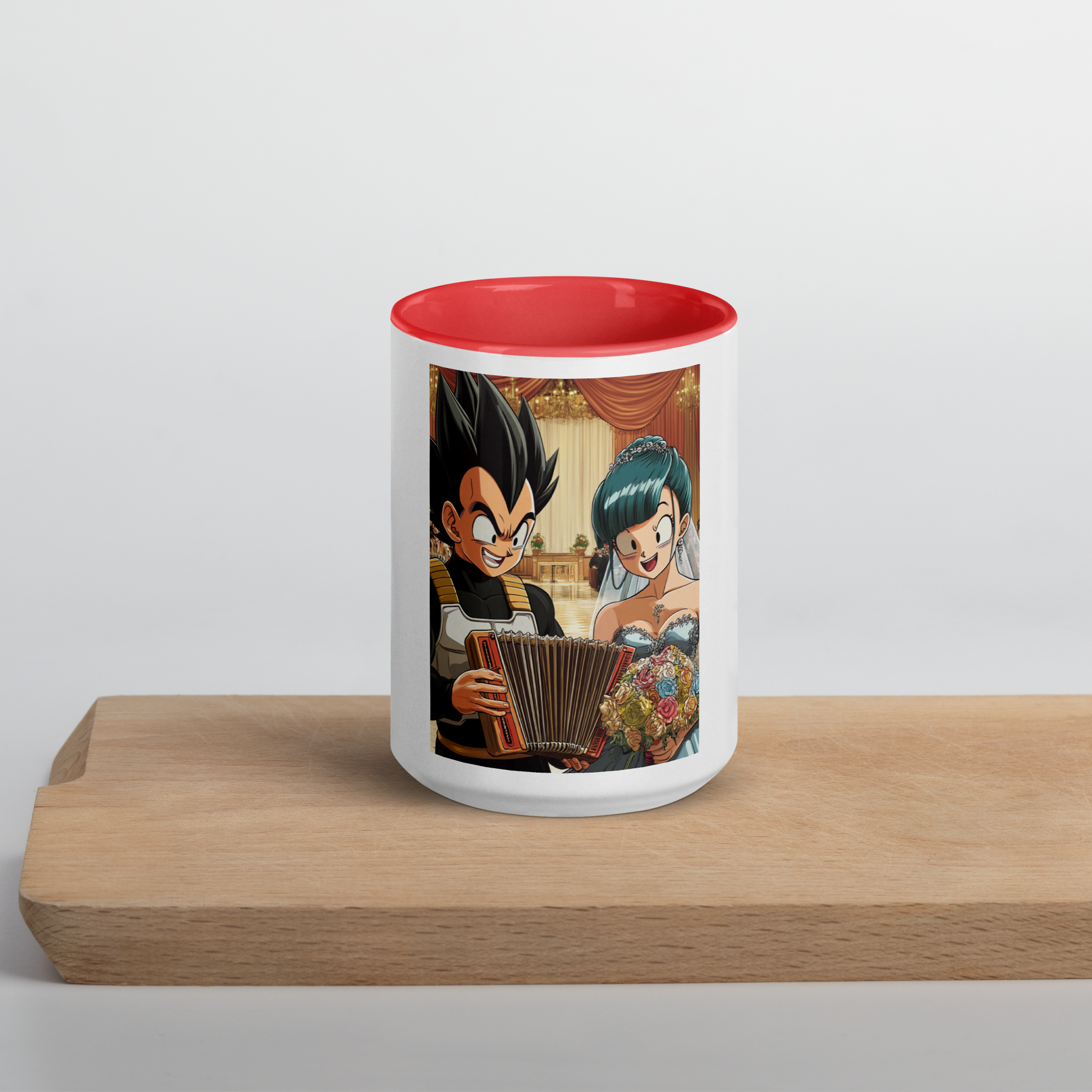 Vegeta 3 Coffee Mug con color interior