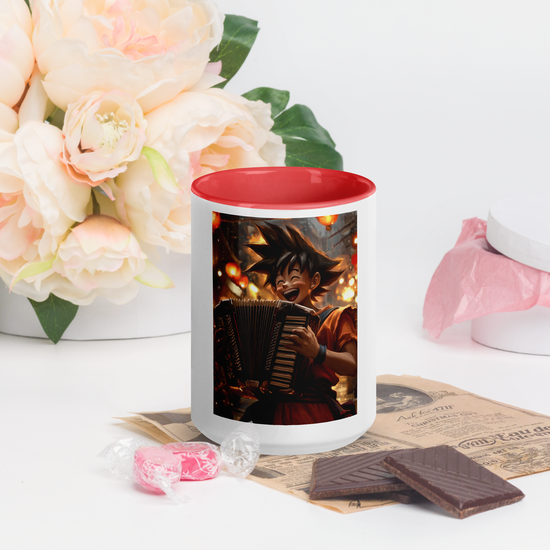 Goku 5 Coffee Mug con color interior