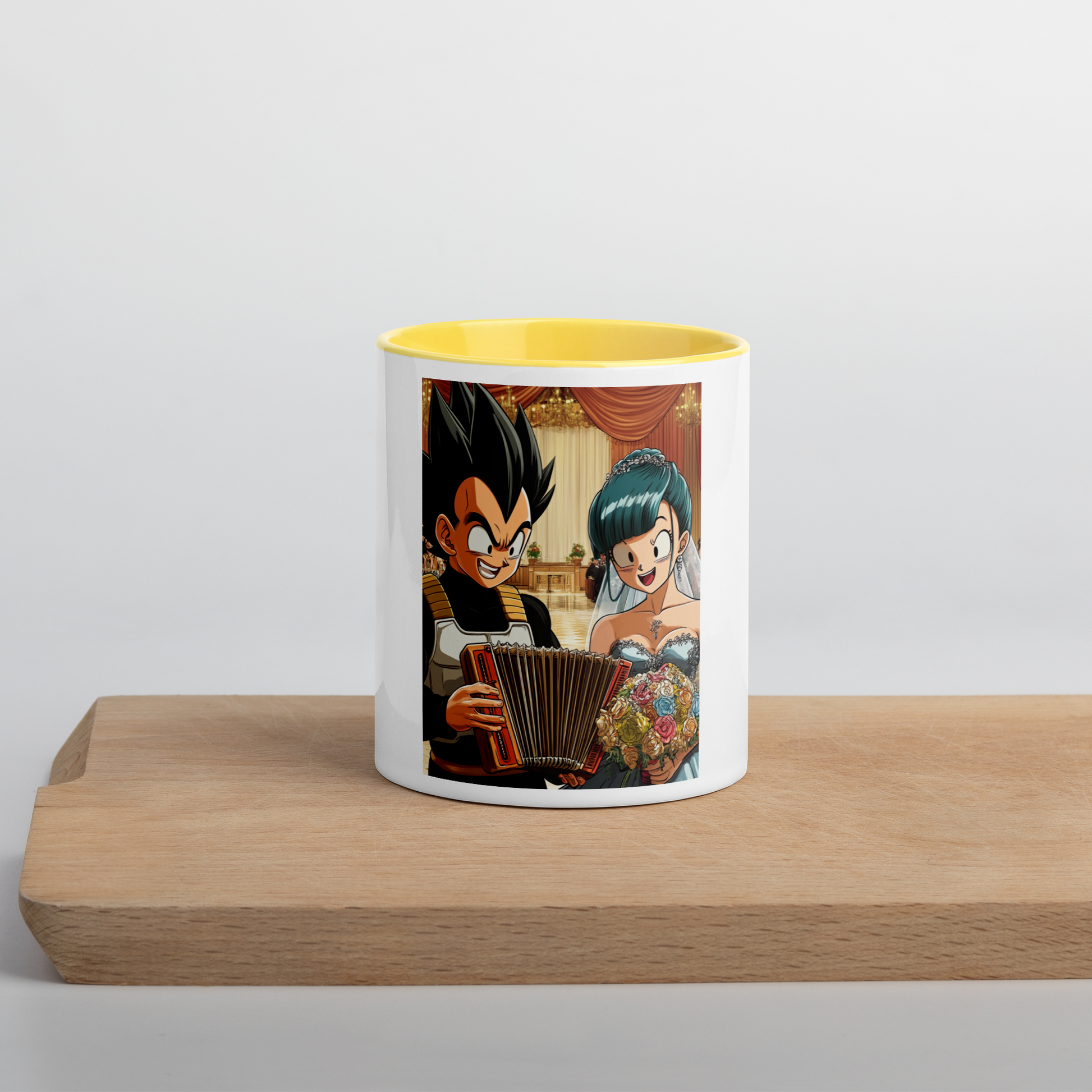 Vegeta 3 Coffee Mug con color interior