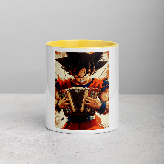 Goku 1 Coffee Mug con color interior