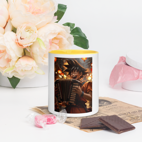 Goku 5 Coffee Mug con color interior